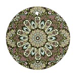 Seamless Pattern Abstract Mandala Ornament (Round) Front