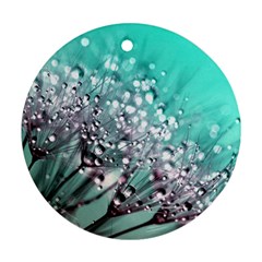 Dandelion Seeds Flower Nature Ornament (round)
