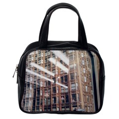 Chicago L Morning Commute Classic Handbag (one Side) by Riverwoman