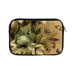 Wonderful Floral Design With Butterflies Apple Ipad Mini Zipper Cases by FantasyWorld7