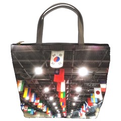 Flags Of Dublin Scioto Bucket Bag by Riverwoman