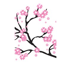 Blossoms Branch Cherry Floral Shower Curtain 48  X 72  (small)  by Pakrebo