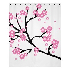 Blossoms Branch Cherry Floral Shower Curtain 60  X 72  (medium)  by Pakrebo