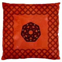 Elegant Decorative Celtic, Knot Standard Flano Cushion Case (one Side) by FantasyWorld7