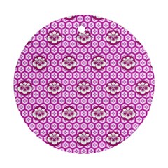 Paulownia Flowers Japanese Style Ornament (round)