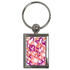 Flamingos Key Chains (rectangle)  by StarvingArtisan