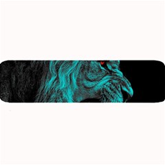 Angry Male Lion Predator Carnivore Large Bar Mats by Sudhe