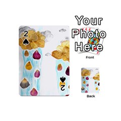 Rose Petal Shower Playing Cards 54 (mini) by okhismakingart