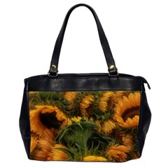 Bunch Of Sunflowers Oversize Office Handbag (2 Sides) by okhismakingart