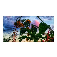 Sunflowers And Wild Weeds Satin Wrap by okhismakingart