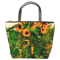 Sunflowers Bucket Bag by okhismakingart
