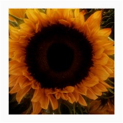 Single Sunflower Medium Glasses Cloth by okhismakingart
