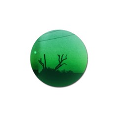 Creepy Green Scene Golf Ball Marker (4 Pack) by okhismakingart