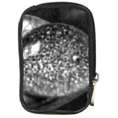 Black-and-white Water Droplet Compact Camera Leather Case by okhismakingart