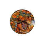 Rainbow Fossil Hat Clip Ball Marker Front