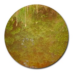 Lake Reflection Round Mousepads by okhismakingart