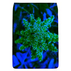 Blue And Green Sumac Bloom Removable Flap Cover (l) by okhismakingart