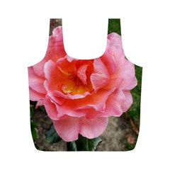 Pink Rose Full Print Recycle Bag (m) by okhismakingart