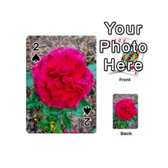 Folded Red Rose Playing Cards 54 (mini) by okhismakingart