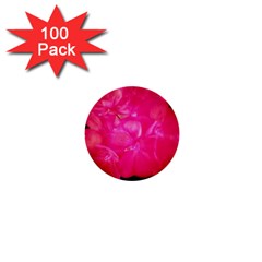 Single Geranium Blossom 1  Mini Buttons (100 Pack) 