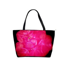 Single Geranium Blossom Classic Shoulder Handbag