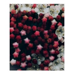 Floral Stars -dark Red Shower Curtain 60  X 72  (medium) 