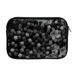 Floral Stars -black And White Apple Macbook Pro 17  Zipper Case