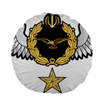 Iranian Army Aviation Pilot Third Class Wing Standard 15  Premium Flano Round Cushions Front