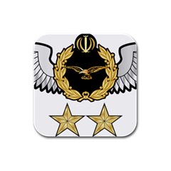Iranian Army Aviation Pilot Second Class Wing Rubber Square Coaster (4 Pack)  by abbeyz71