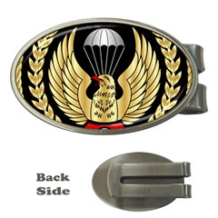 Iranian Army Parachutist Freefall Master 2nd Class Badge Money Clips (oval)  by abbeyz71