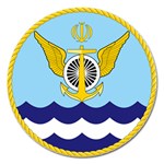 Iranian Navy Aviation Pilot Badge 1st Class Magnet 5  (Round)