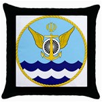Official Insignia of Iranian Navy Aviation Throw Pillow Case (Black)