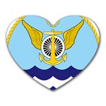 Official Insignia of Iranian Navy Aviation Heart Mousepads