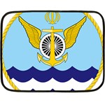Official Insignia of Iranian Navy Aviation Double Sided Fleece Blanket (Mini) 