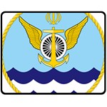 Official Insignia of Iranian Navy Aviation Fleece Blanket (Medium) 