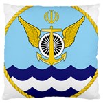 Official Insignia of Iranian Navy Aviation Large Cushion Case (One Side)