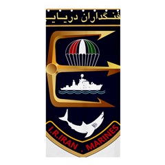 Iranian Navy Marine Corps Badge Shower Curtain 36  X 72  (stall)  by abbeyz71