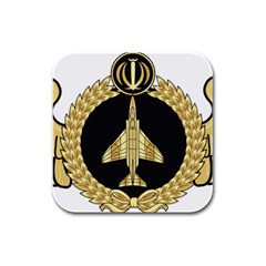 Iranian Air Force F-4 Fighter Pilot Wing Rubber Square Coaster (4 Pack)  by abbeyz71