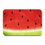 Juicy Paint texture Watermelon red and green watercolor Plate Mats 18 x12  Plate Mat