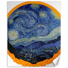 The Starry Night Starry Night Over The Rhne Pain Canvas 11  X 14  by Sudhe