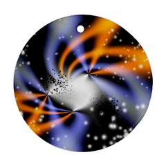 Supernova Space Star Ornament (round)