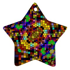 Color Mosaic Background Wall Ornament (star) by Pakrebo