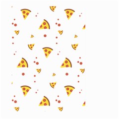Pizza Pattern Pepperoni Cheese Funny Slices Large Garden Flag (two Sides) by genx