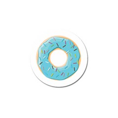 Pastel Blue Donut With Rainbow Candies Golf Ball Marker (4 Pack) by genx