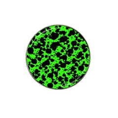 Black And Green Leopard Style Paint Splash Funny Pattern Hat Clip Ball Marker by yoursparklingshop
