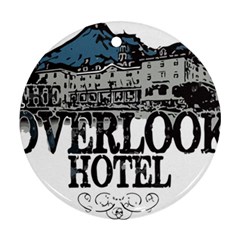 The Overlook Hotel Merch Ornament (round) by milliahood