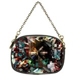 Abstract Texture Desktop Chain Purse (One Side) Front