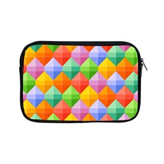 Background Colorful Geometric Triangle Rainbow Apple Ipad Mini Zipper Cases