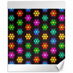 Pattern Background Colorful Design Canvas 11  X 14  by HermanTelo