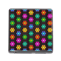 Pattern Background Colorful Design Memory Card Reader (square 5 Slot) by HermanTelo